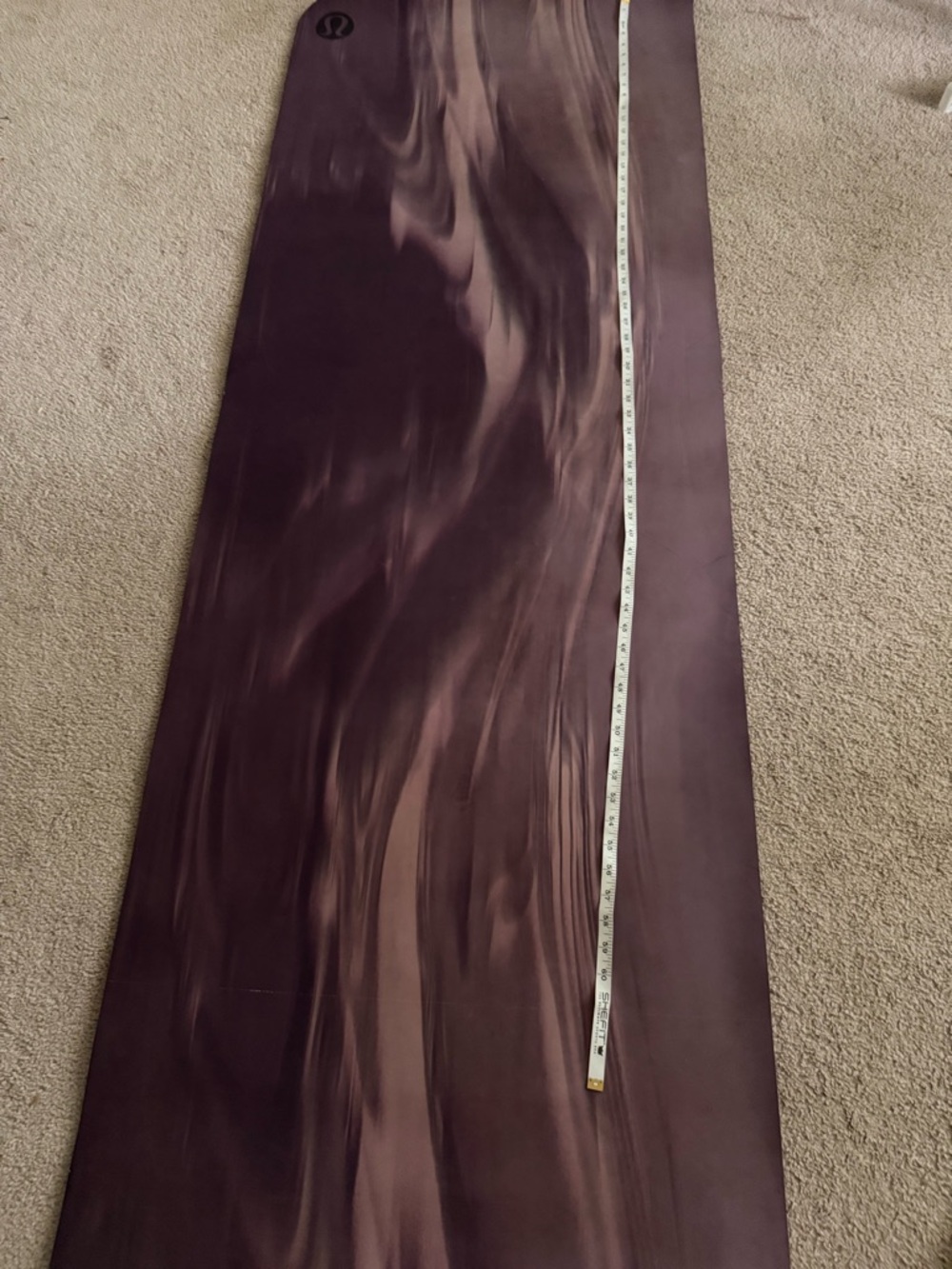 Lululemon Athletica Plum/Pink Yoga Mat - Dual-Tone Non-Slip Exercise Mat UNISEX - Picture 7 of 15